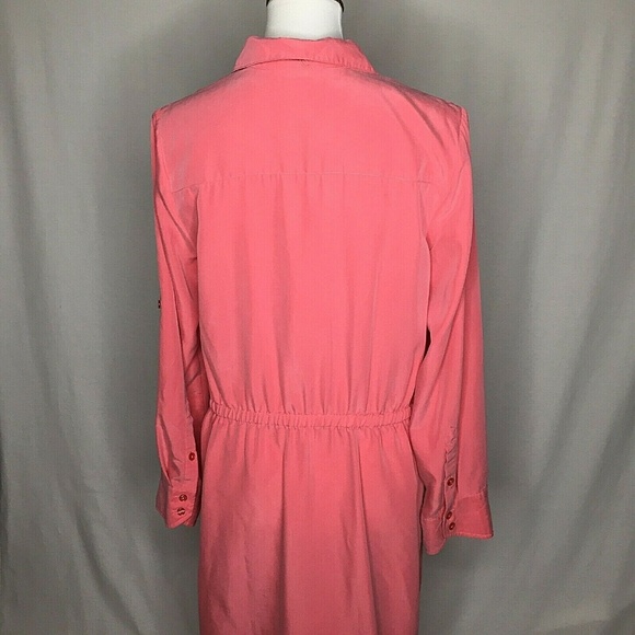 Soft Surroundings Shirt Dress LS With Roll-Tab Opt - Picture 5 of 8